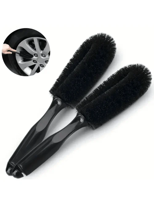 Black Soft Nylon Rim Cleaning Brush